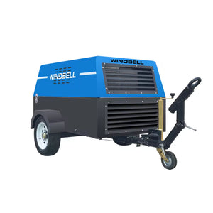 Windbell WGD100 105 CFM 30 HP Trailer Air Compressor