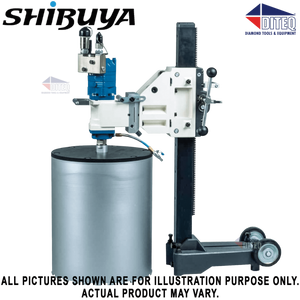Shibuya TS-660H Taladro hidráulico con base de anclaje de 24" Diteq DR1028