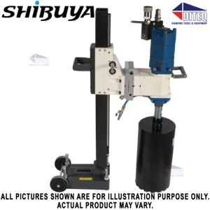 Shibuya TS-540H Taladro hidráulico con base de anclaje de 16" Diteq DR1027