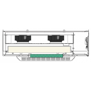 Abatement Technologies HEPA-CARE® HC800CD Sistema de purificación de aire montado en el techo