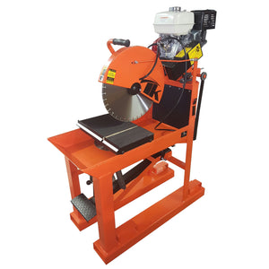 TK Equipment BBS20 Block & BrIck Masonry Saw, 20" Blade size, GX390 Honda, Cyclone Filter, Water Pump