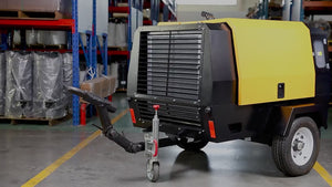 Windbell WGD185 185 CFM 50 HP Trailer Air Compressor