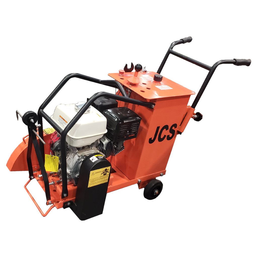 TK Equipment JCS18 Concrete Floor Saw, 18&quot; Blade size, GX390 Honda &amp; Cyclone Filter