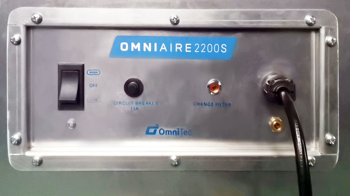 OmniTec OmniAire 2200S, máquina de aire negativo HEPA - 2000 CFM