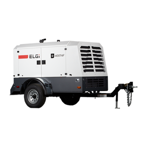 ELGi D400T4F 375 CFM 130 HP Trailer Air Compressor