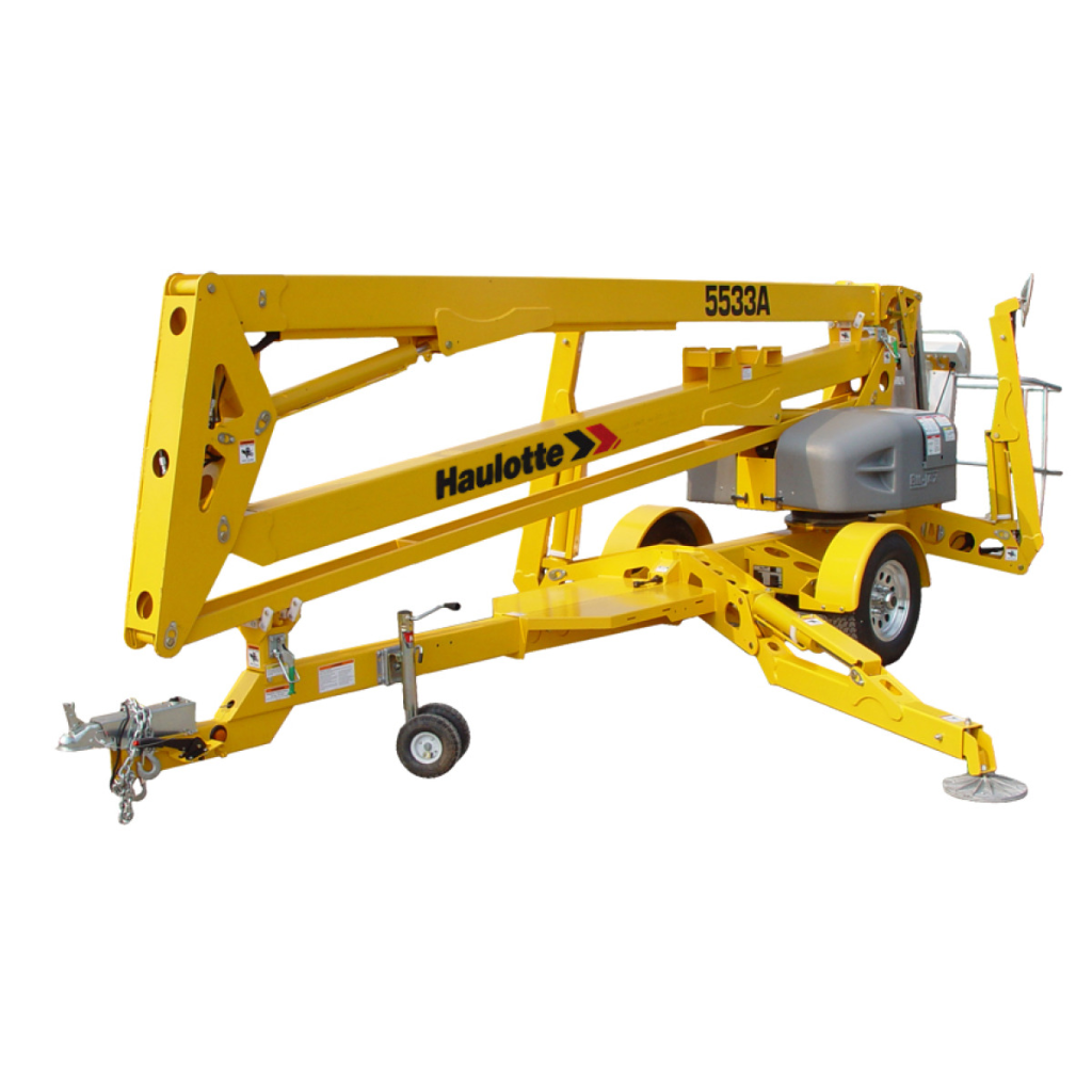 Elevador de pluma montado en remolque Haulotte 5533A - NUEVO 2024
