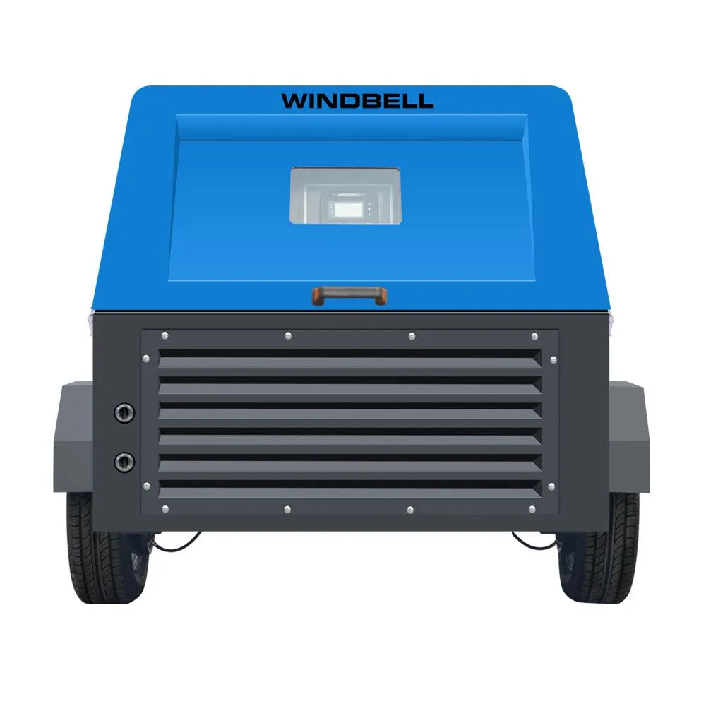 Windbell WGD125 125 CFM 35 HP Trailer Air Compressor