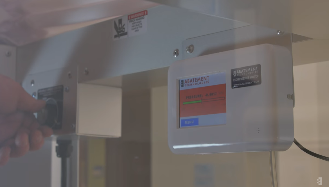 Monitor de presión ambiente de Abatement Technologies - Serie RPM-RT 