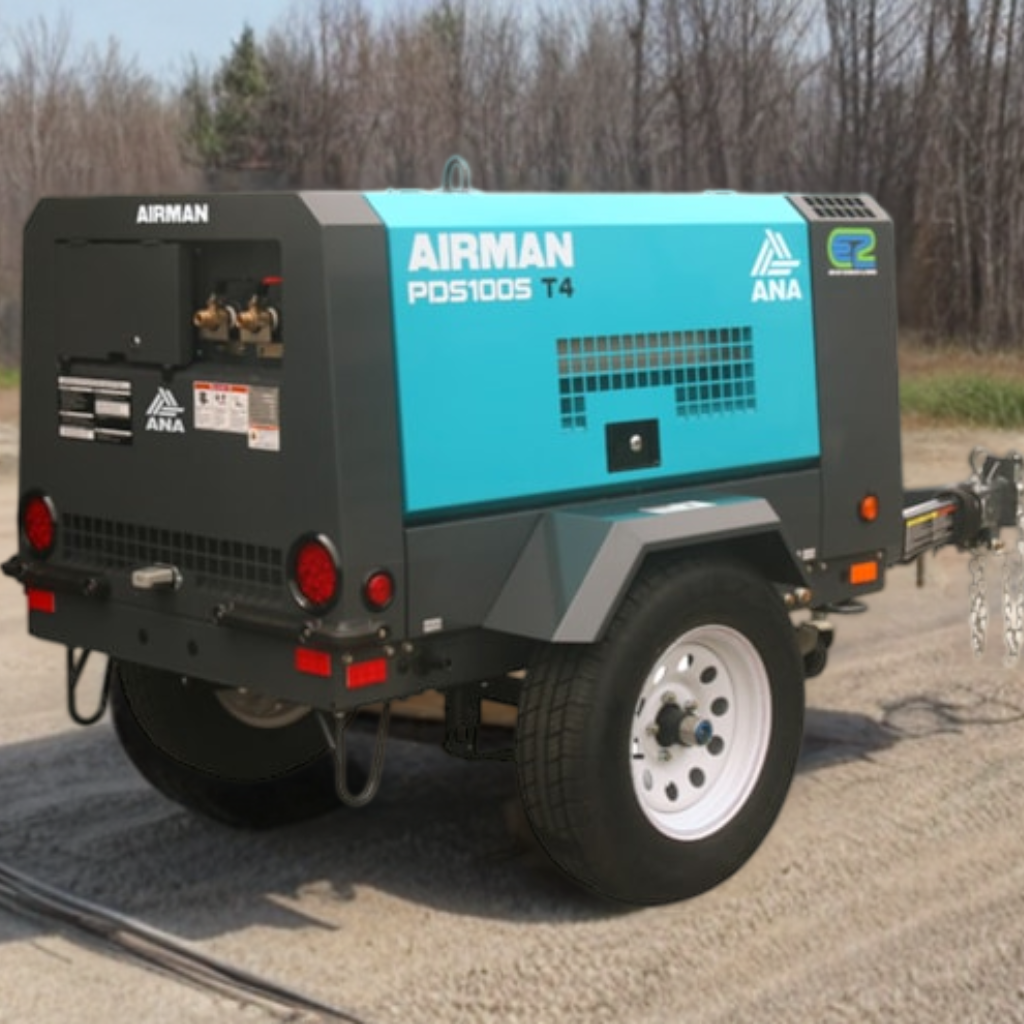 Airman PD100S Trailer Tow Behind Diesel Air Compressor 100 CFM 
