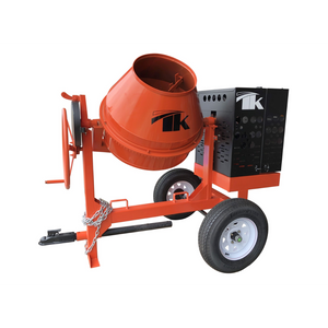 TK Equipment CM9 Concrete Mixer, 9 cubic ft, GX240 Honda Engine Direct Drive