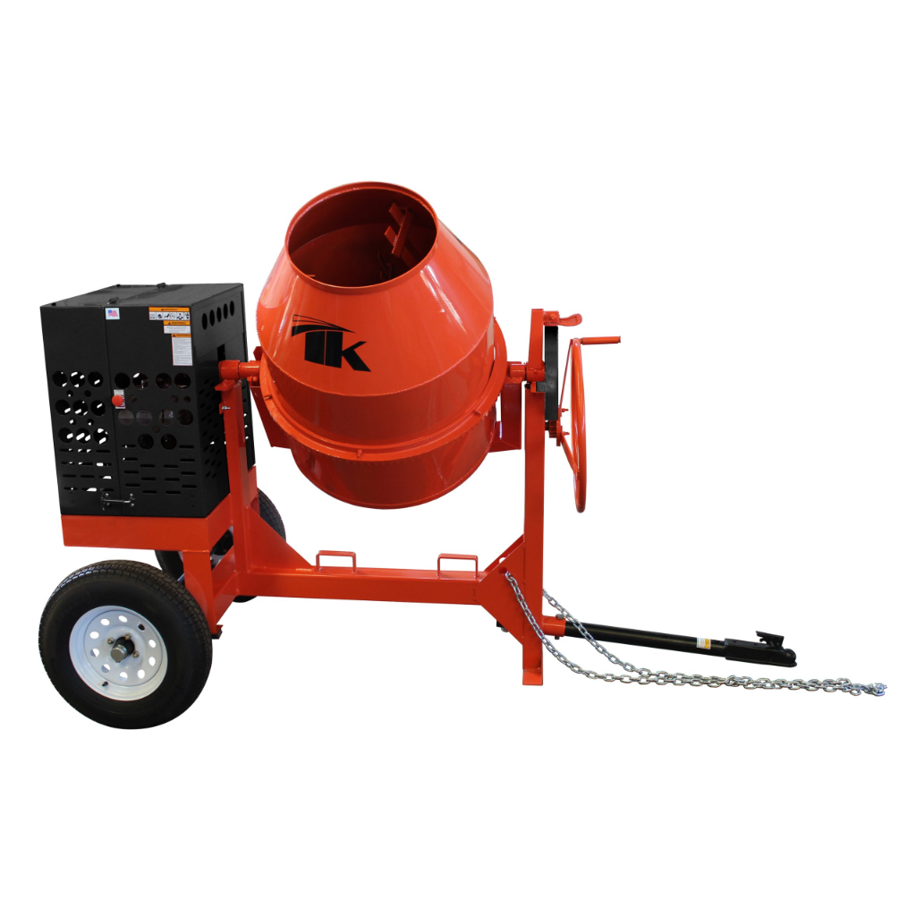 TK Equipment CM12 Concrete Mixer, 12 cubic ft, 2 HP, 115/230V, 1 Phase
