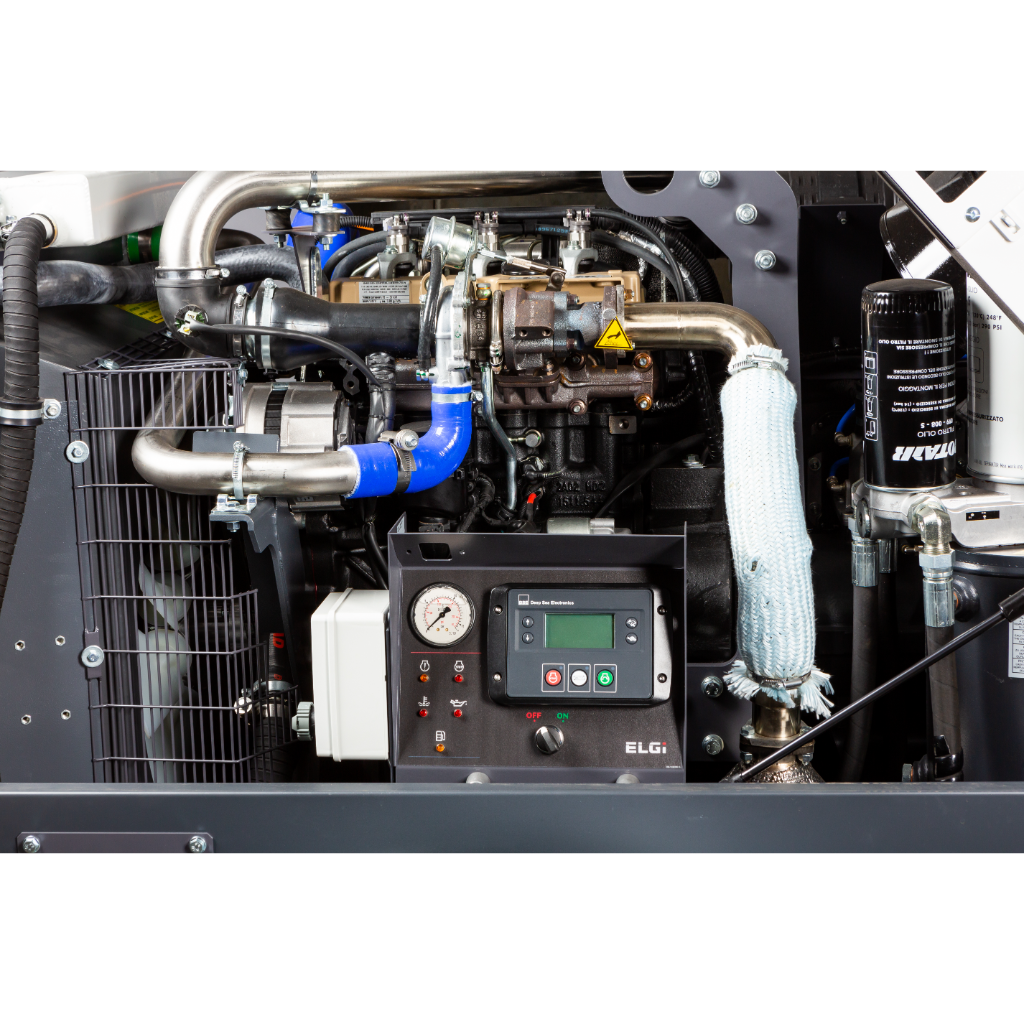 Compresor de aire para remolque ELGi D185T4F 185 CFM 49 HP