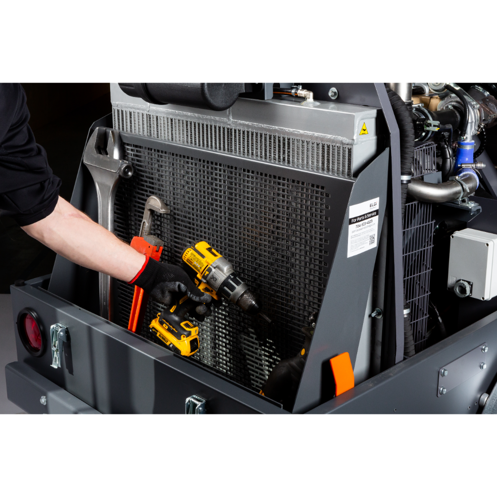 Compresor de aire para remolque ELGi D185T4F 185 CFM 49 HP