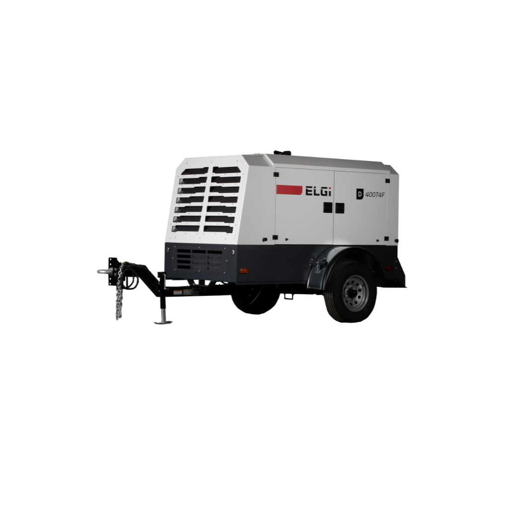 ELGi D400T4F 375 CFM 130 HP 拖车空气压缩机