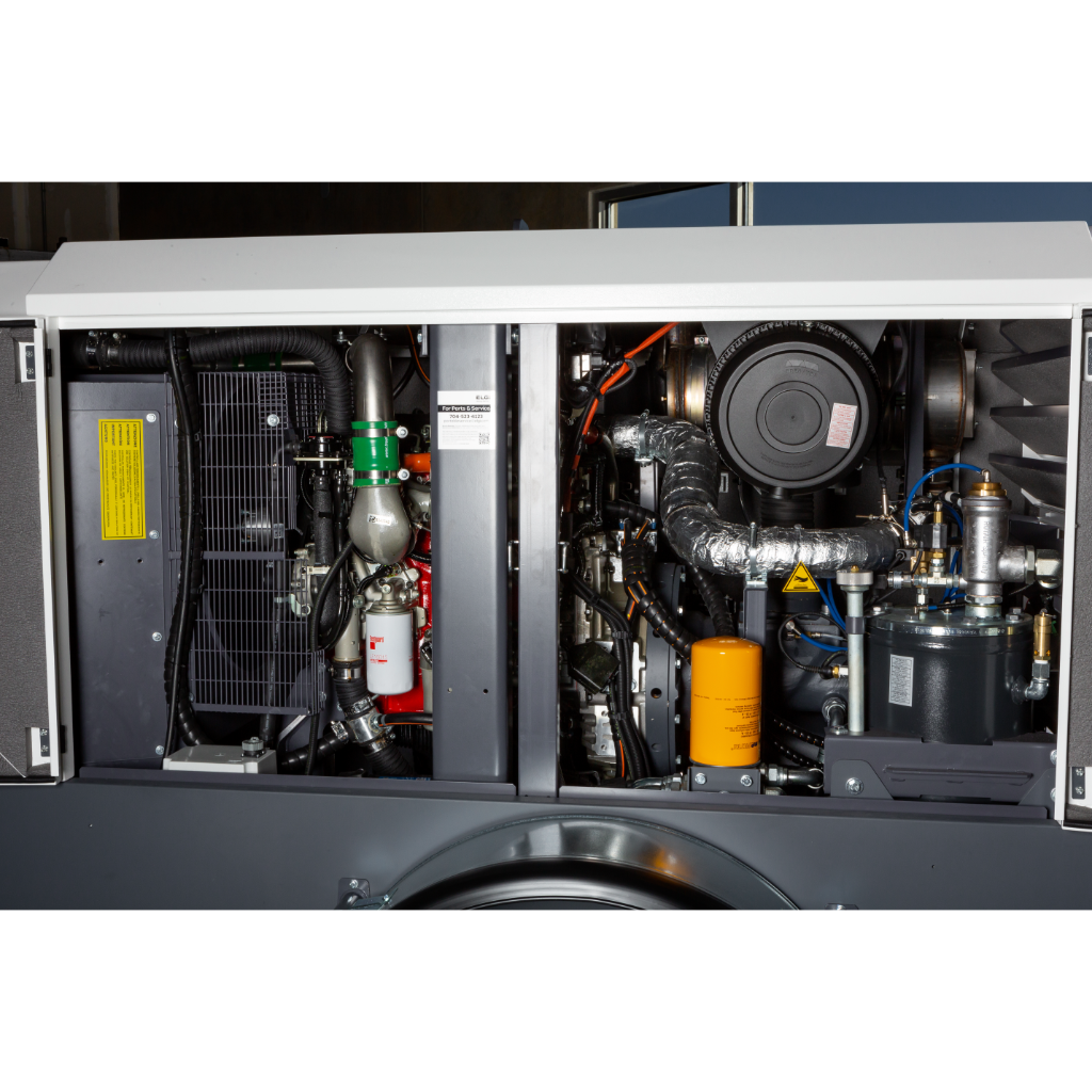 Compresor de aire para remolque ELGi D425T4F 425 CFM 130 HP