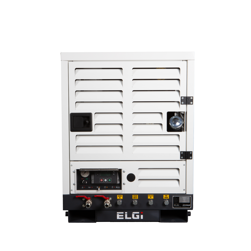 Compresor de aire de montaje utilitario ELGi DS185T4F 185 CFM 49 HP