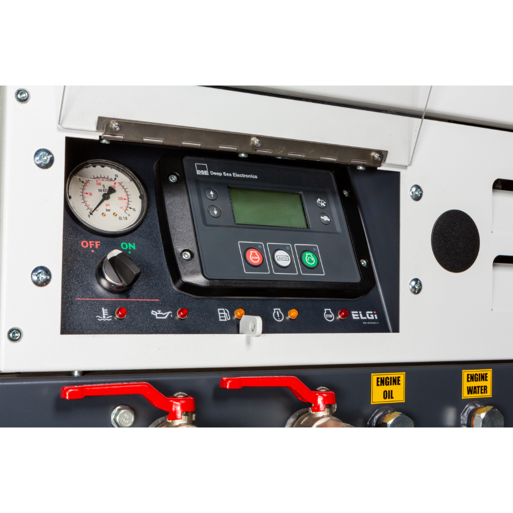 Compresor de aire de montaje utilitario ELGi DS185T4F 185 CFM 49 HP