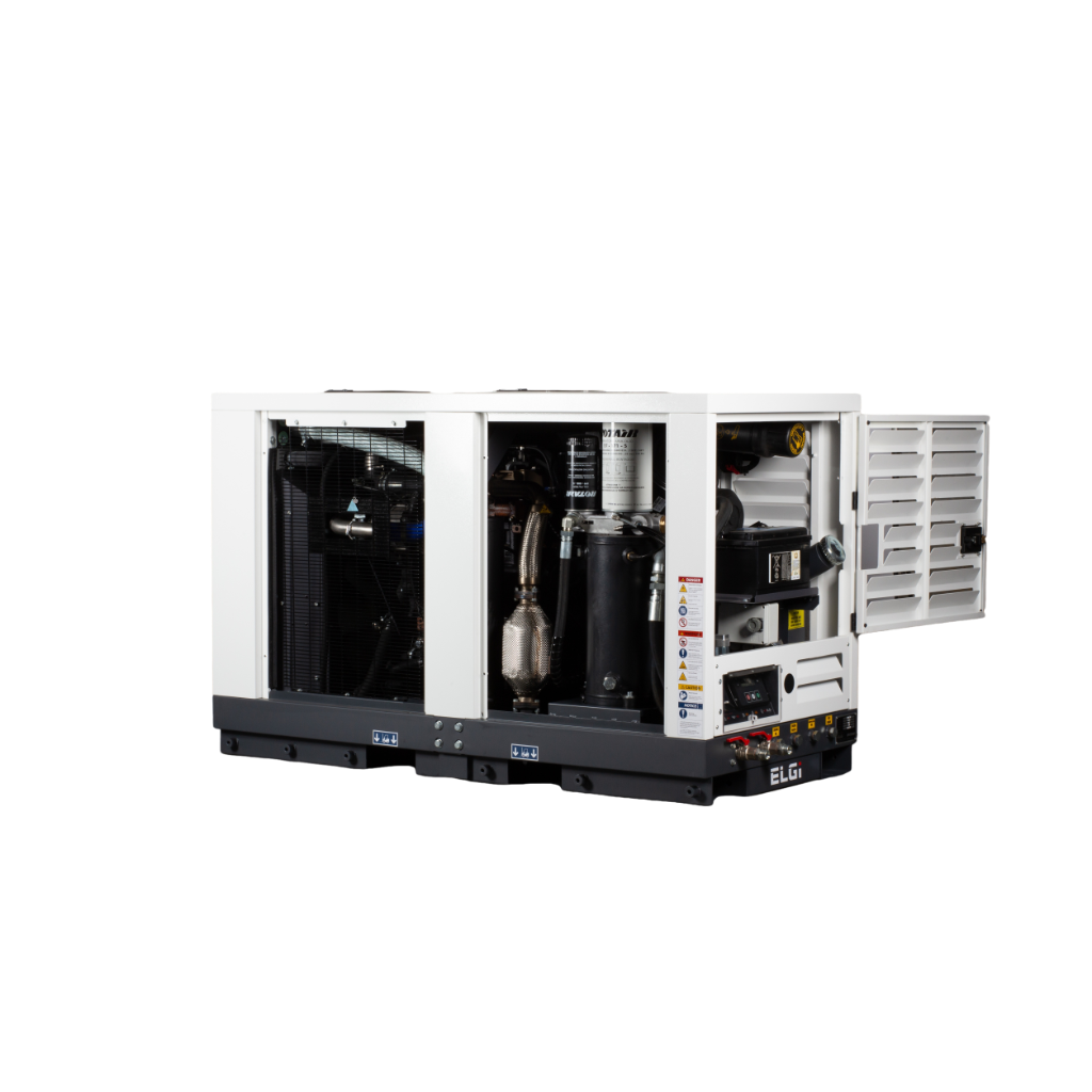 Compresor de aire de montaje utilitario ELGi DS185T4F 185 CFM 49 HP