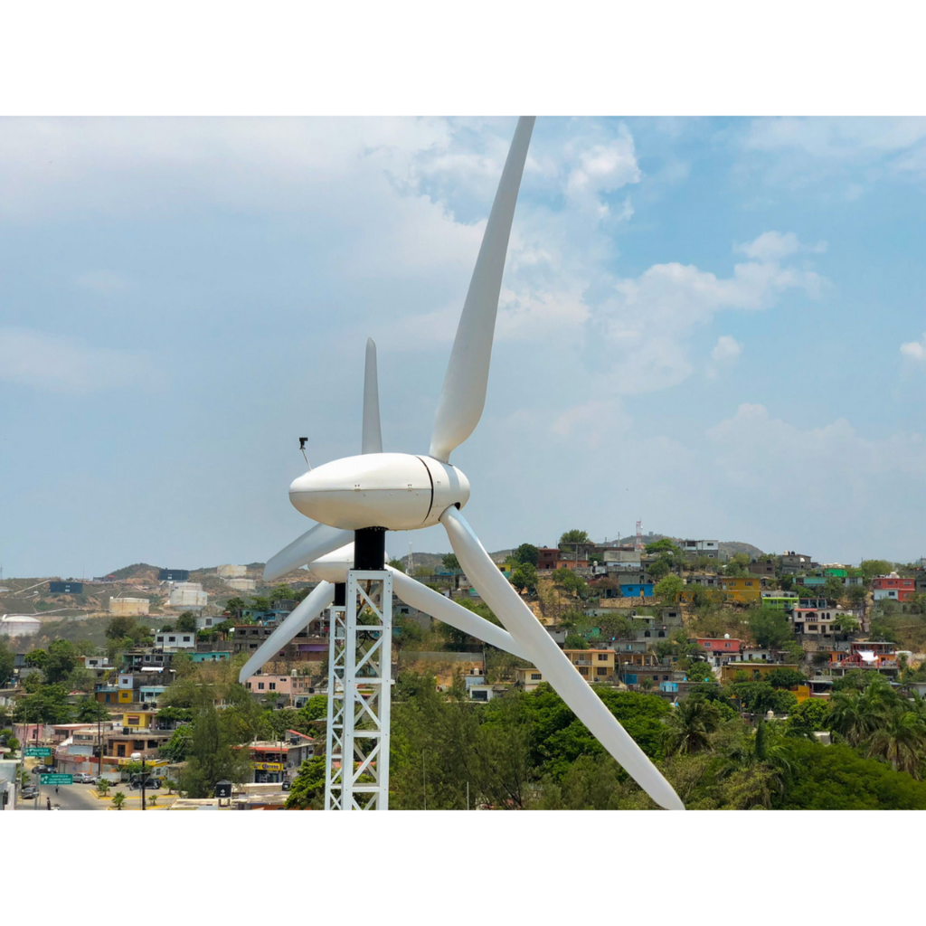 Ryse E20 Wind Turbine 20 kWp Grid Connected, 3 phase 50/60 Hz 400V E20GVI27400