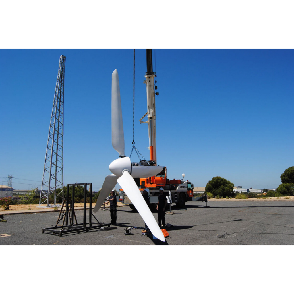 Ryse E20 Wind Turbine 20 kWp Grid Connected, 4 phase 60 Hz 480V E20GVI24480