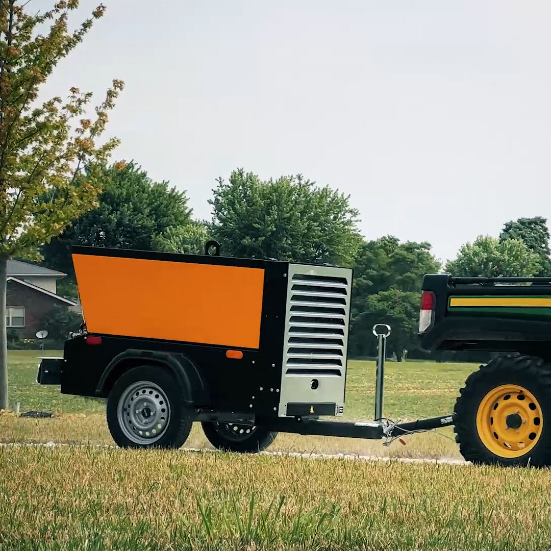 185 CFM Towable & Trailer Mounted Air Compressors - Mount Compressor