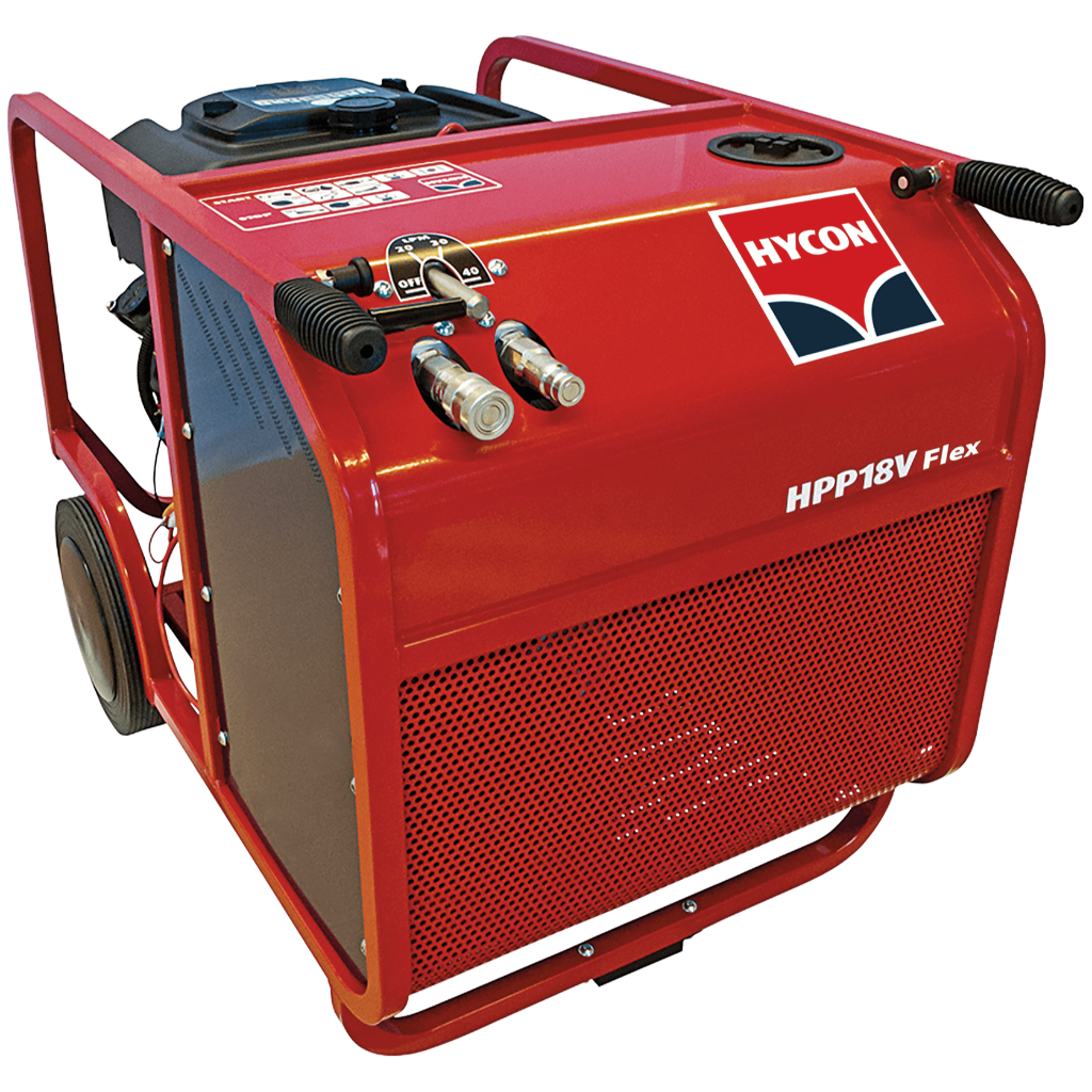 Paquete de energía hidráulica Hycon HPP18V-FLEX 18BV 5/8/10GPM Diteq P00021
