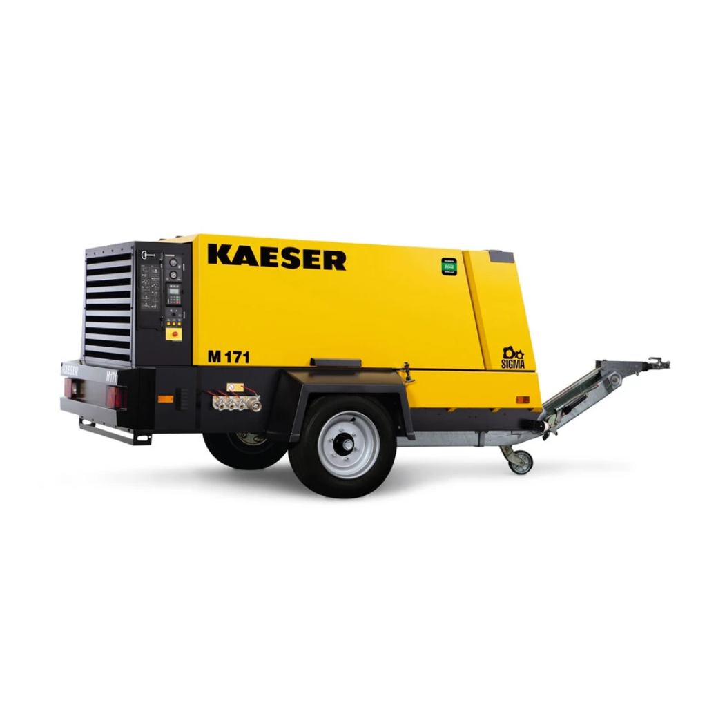 Compresor de aire portátil Kaeser M171 MobilAir 600 CFM 145 HP