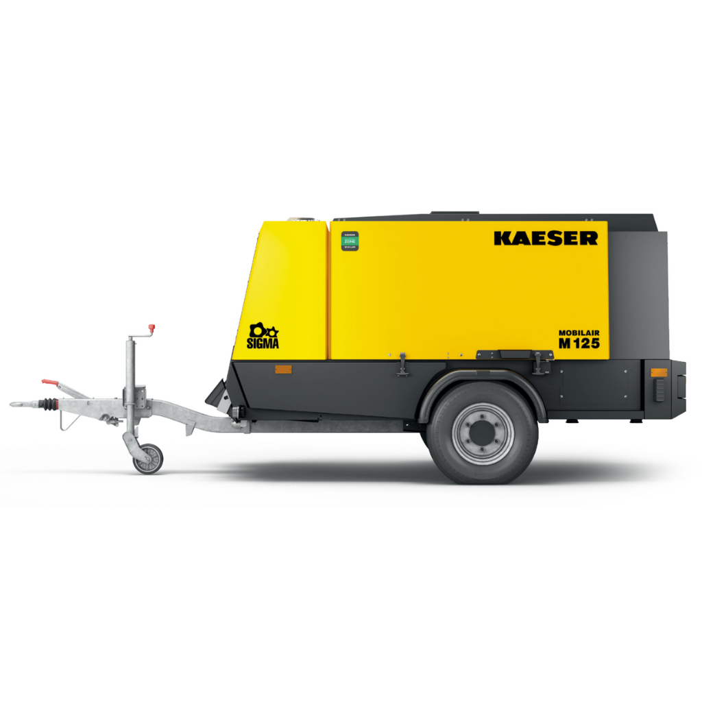 Compresor de aire portátil Kaeser M125 MobilAir 405 CFM 121 HP