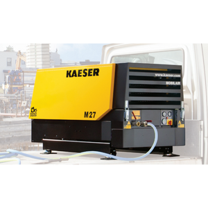 Compresor de aire portátil Kaeser M27 Utility Skid MobilAir 92 CFM 21 HP
