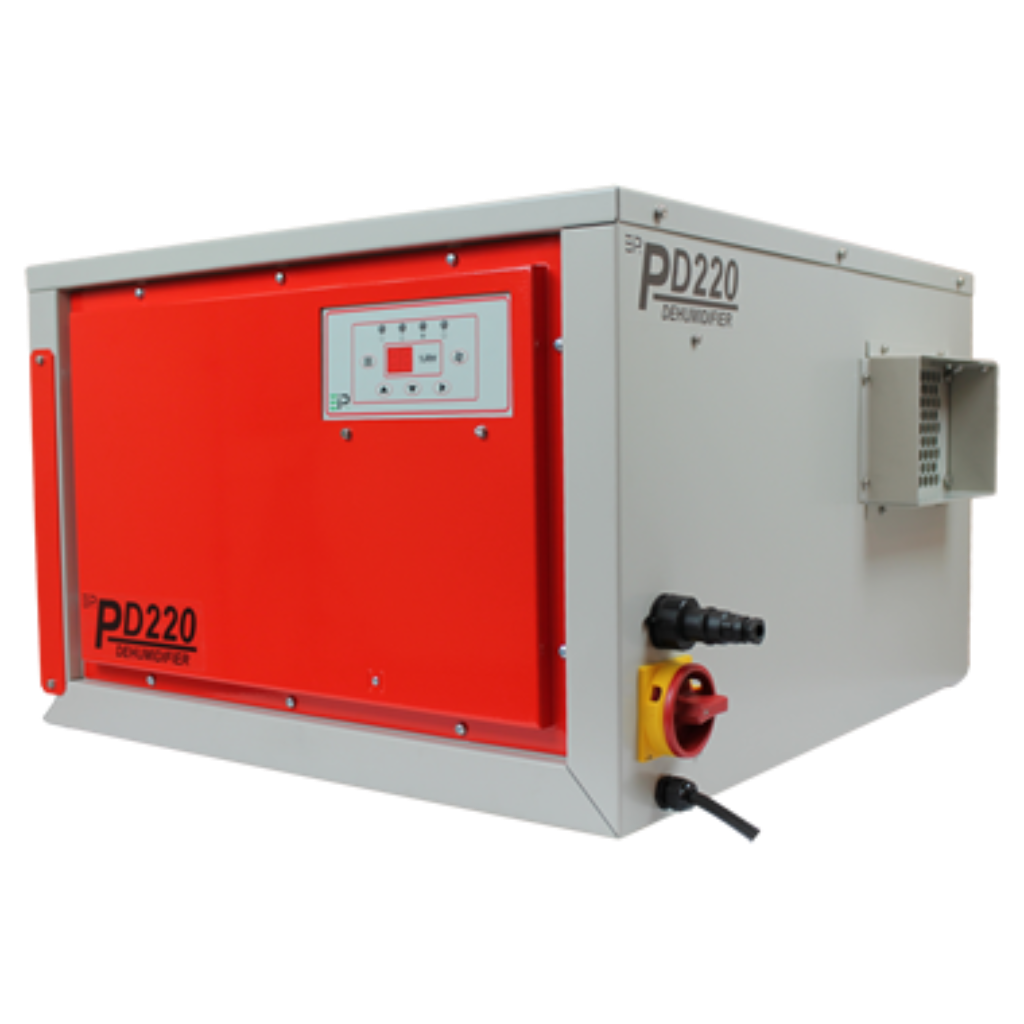 Deshumidificador EBAC PD200 - 190 PPD | 664 pies cúbicos por minuto | 21,188 pies³