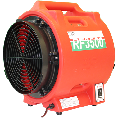 Motor de aire de alta velocidad EBAC RF3500 - 3000 CFM