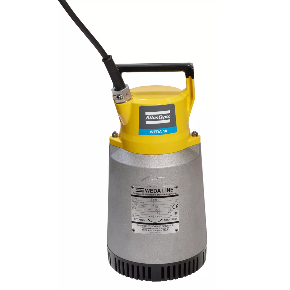 Atlas Copco WEDA D10N Submersible Pump