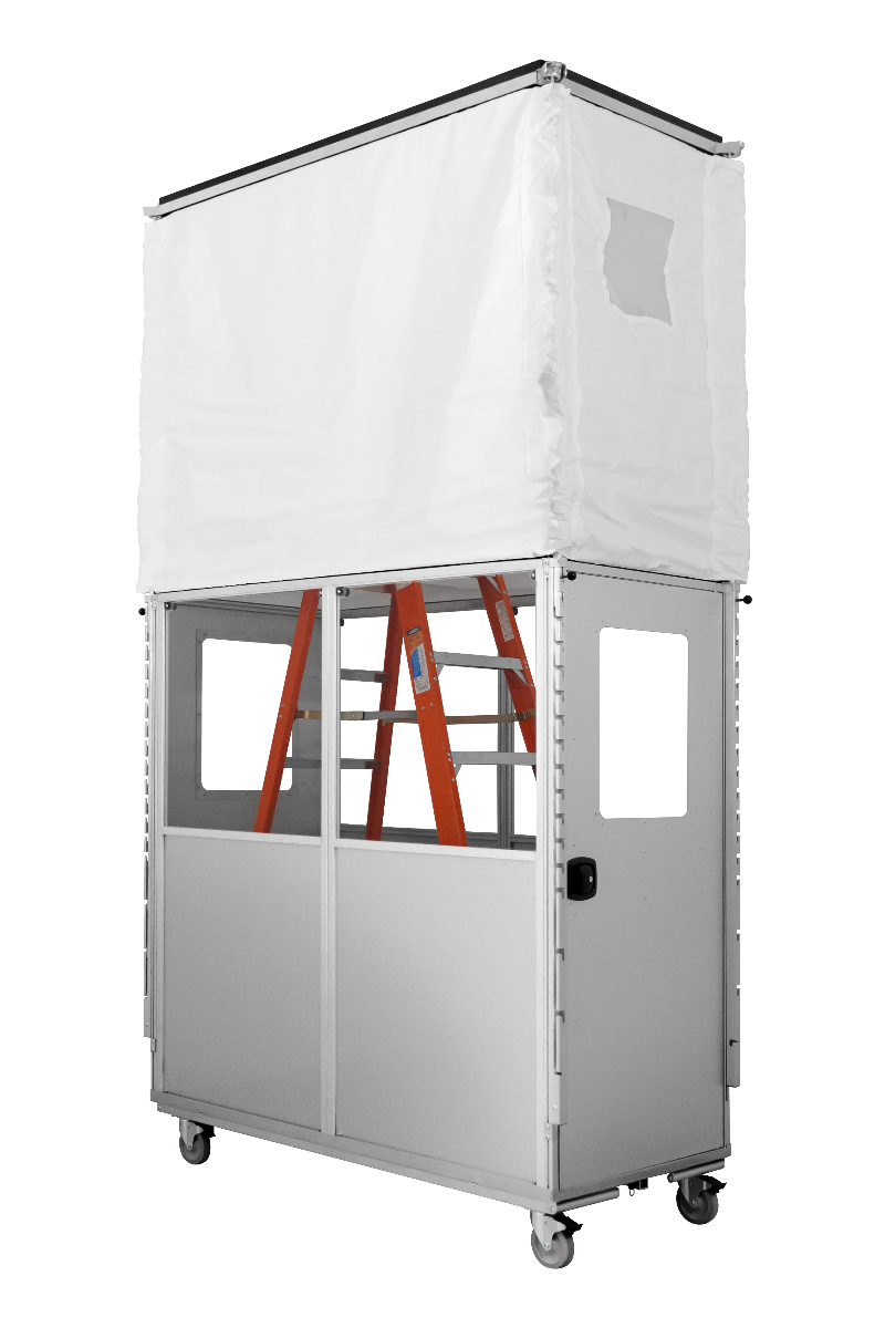 Abatement Technologies AIRE GUARDIAN® AG5000 Carro de polvo de contención móvil