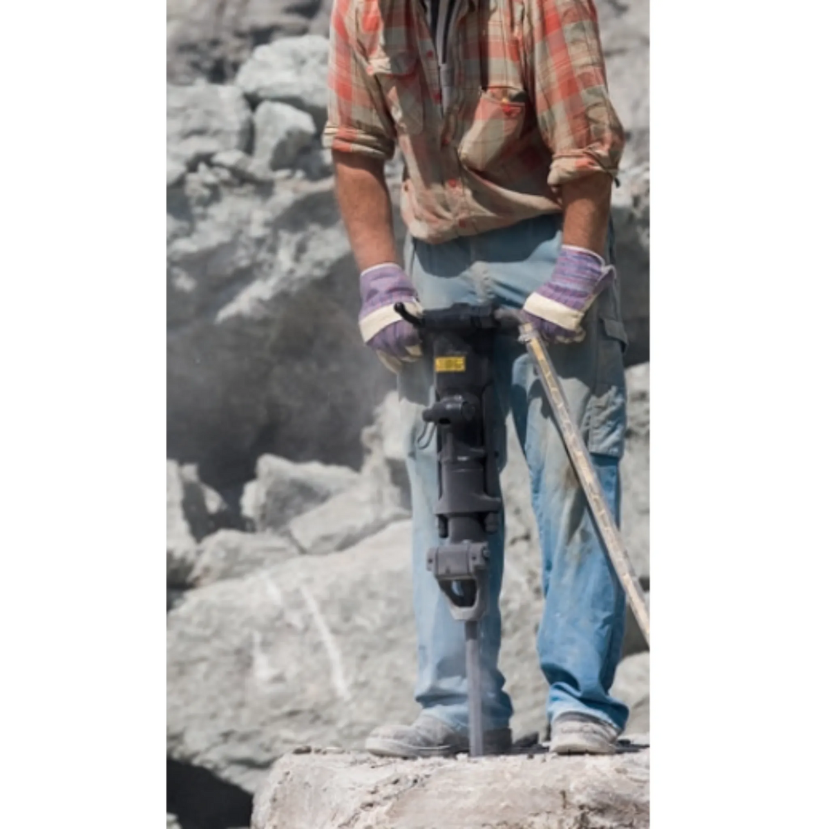 Atlas Copco BBD 12TS Pneumatic Hand Held Surface Rock Drill  7/8" x 4 ¼”