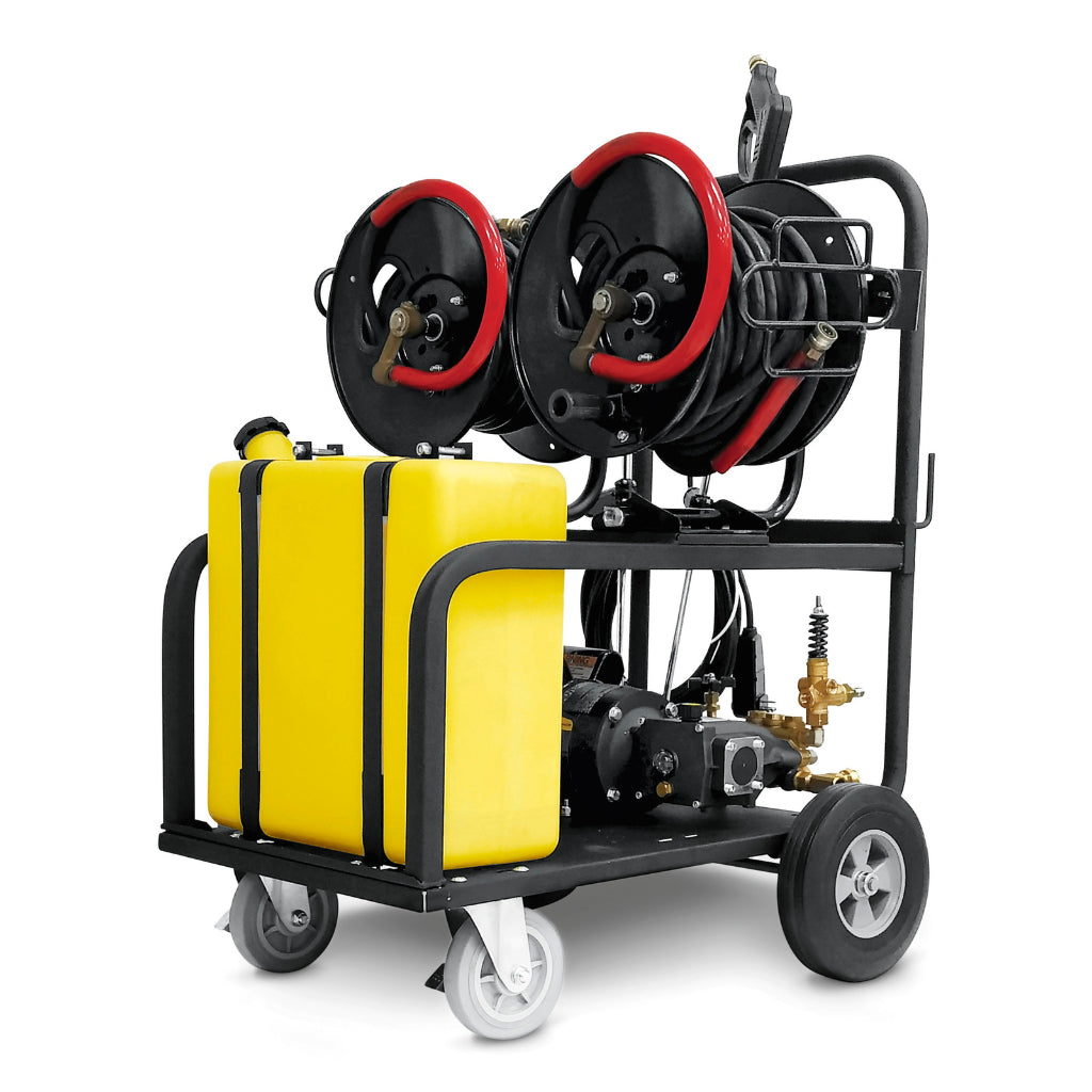 Karcher HD 2.0/1000 Dual Mister Cart, modo de lavado a presión 1000PSI, 2.0 GPM, 102v 1ph, 13.6 amperios