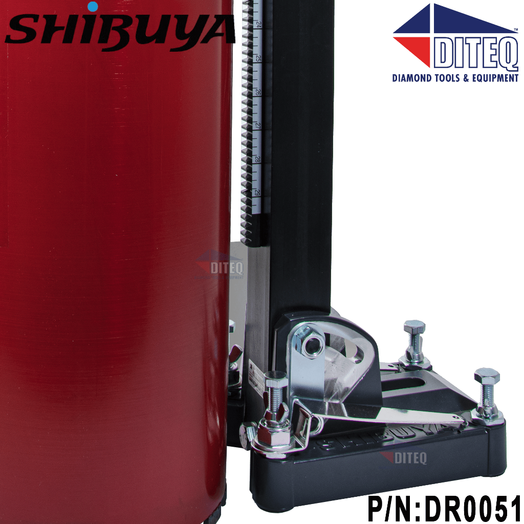 Shibuya TS-165AB+H1511+CASE Taladro central Columna de 24&quot; Diteq DR0063
