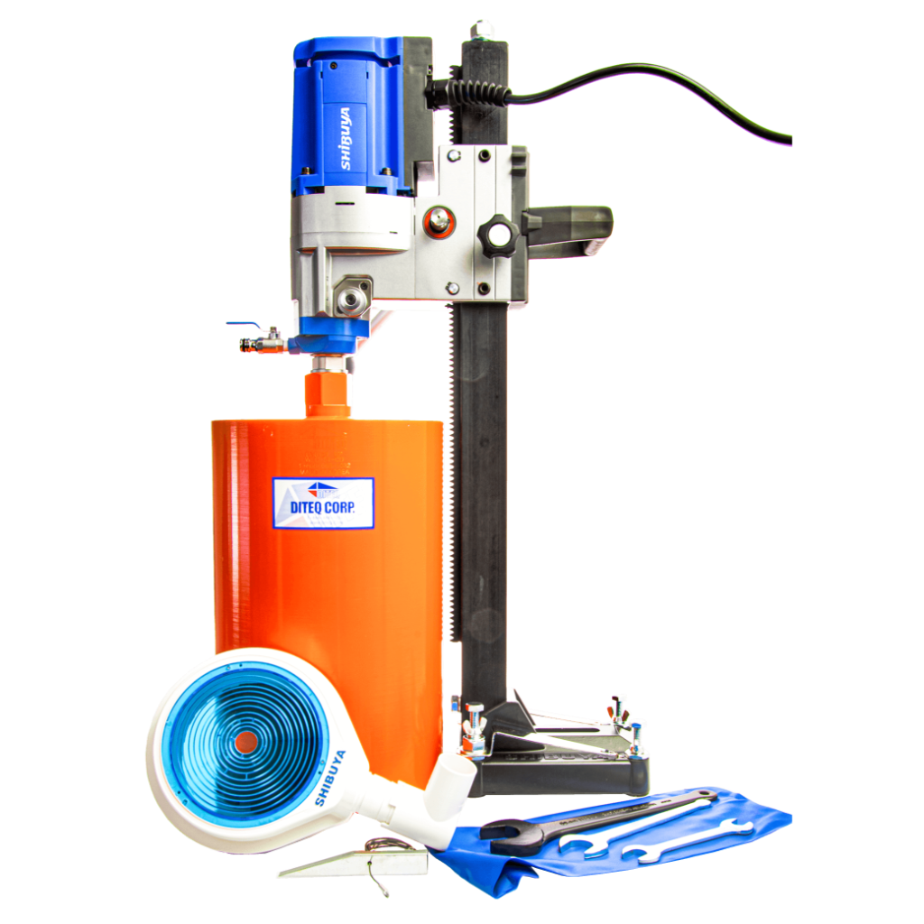 Shibuya TS-165PRO+H1521+CASE Taladro central 24&quot; Columna Diteq DR0053