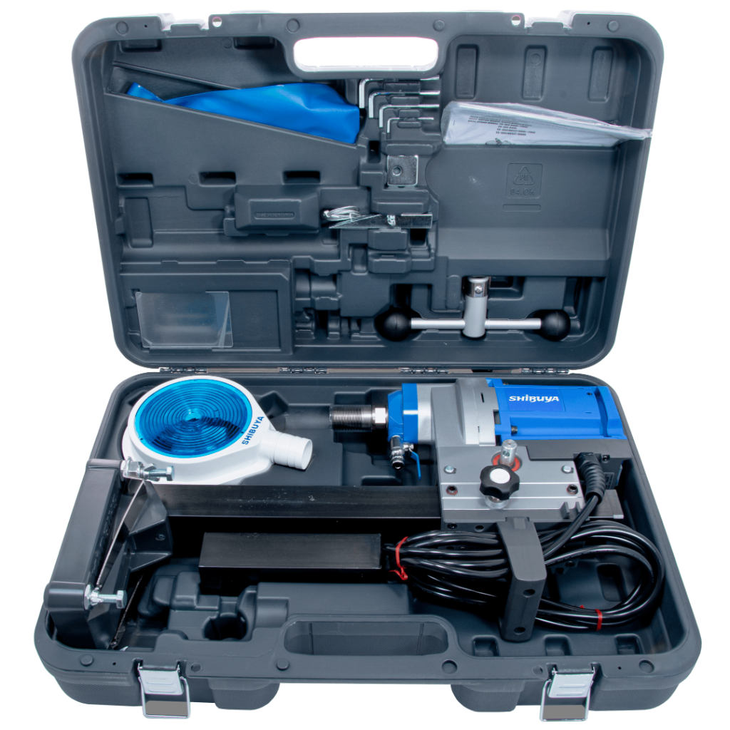 Shibuya TS-165+H1511+CASE Taladro central Columna de 24" Diteq DR0064