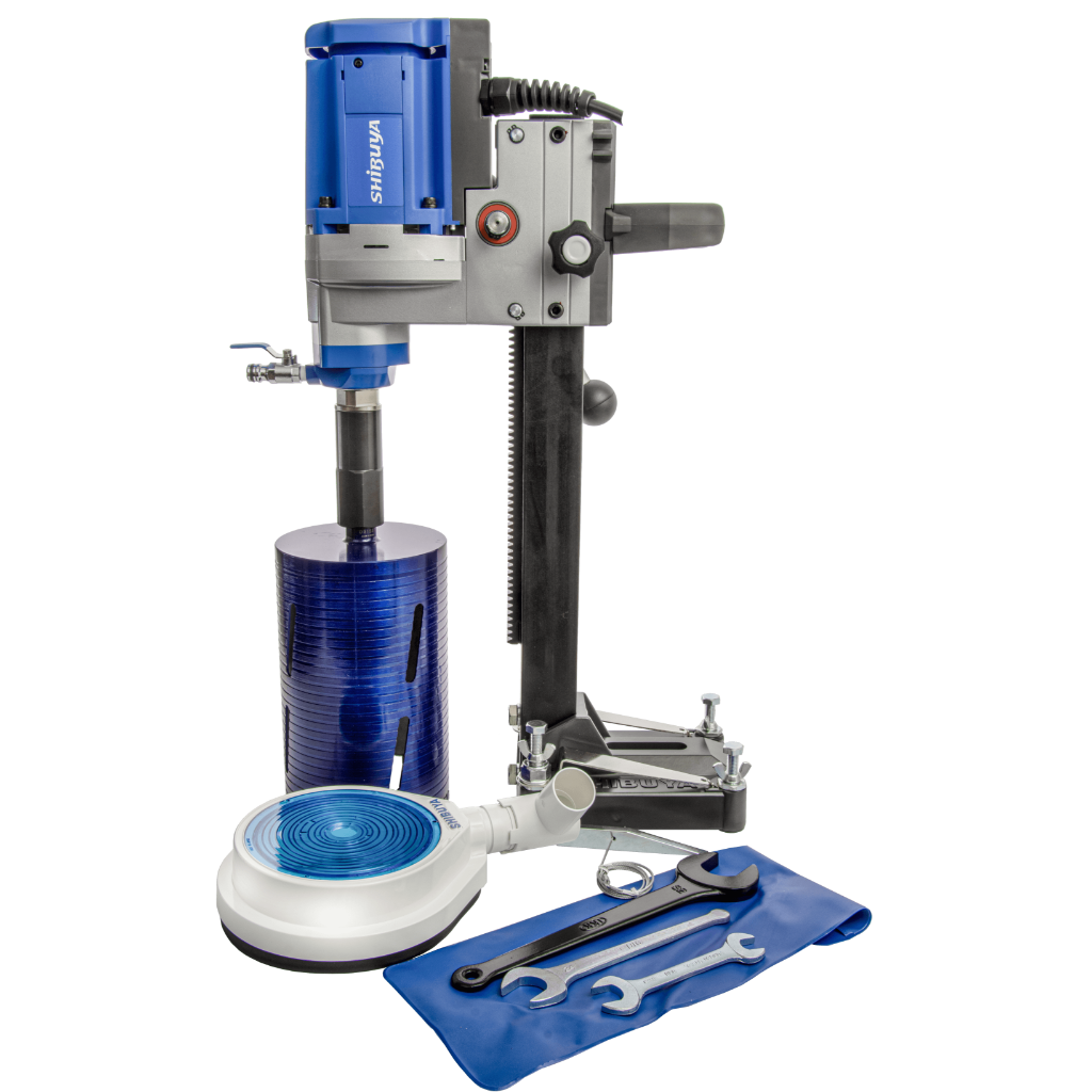 Shibuya TS-165+H1511+CASE Taladro central Columna de 24&quot; Diteq DR0064