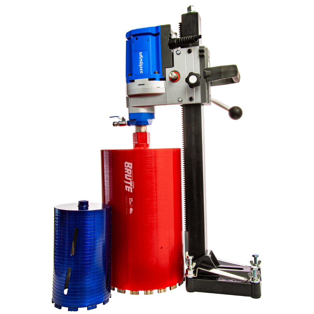 Shibuya TS-165+H1511+CASE Taladro central Columna de 24&quot; Diteq DR0064