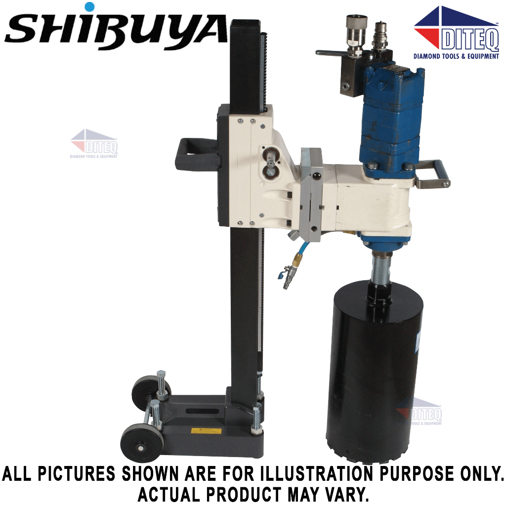 Shibuya TS-540H Taladro hidráulico con base de anclaje de 16&quot; Diteq DR1027