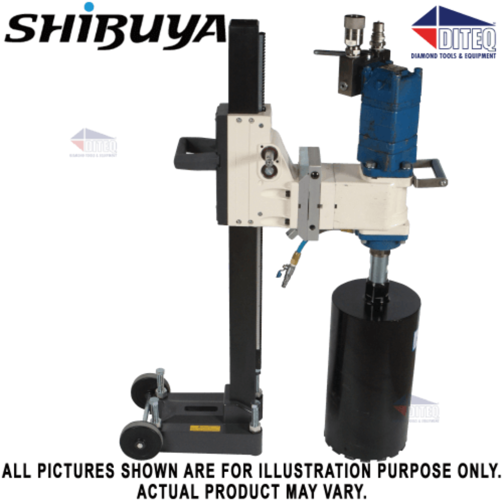 Shibuya TS-540H Taladro hidráulico con base de anclaje de 16&quot; Diteq DR1027