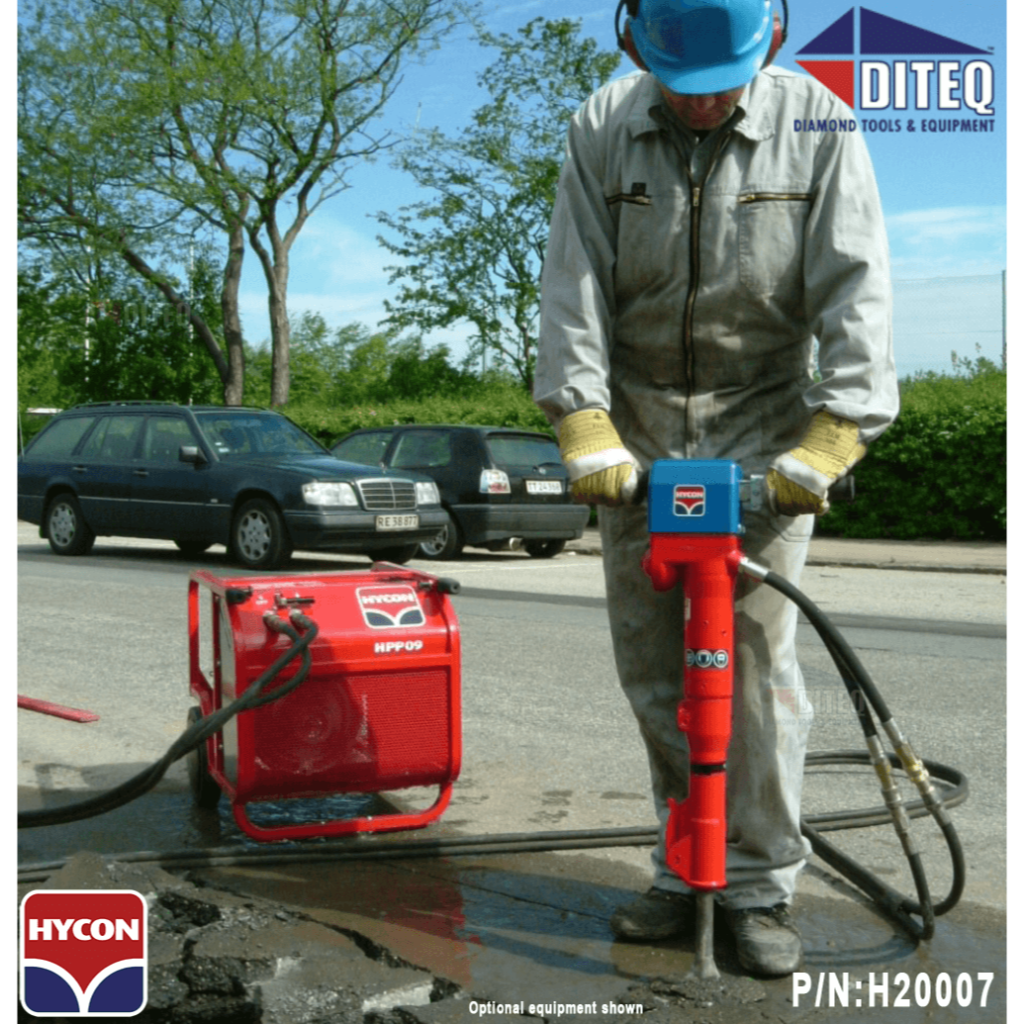 Rompedor de mano Hycon HH27, 70 libras x 1-1/8&quot; HEX H20009 Diteq