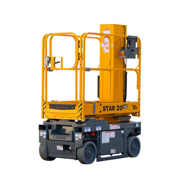 Haulotte Star 20 Vertical Mast 19.6 ft Lift - Mount Compressor