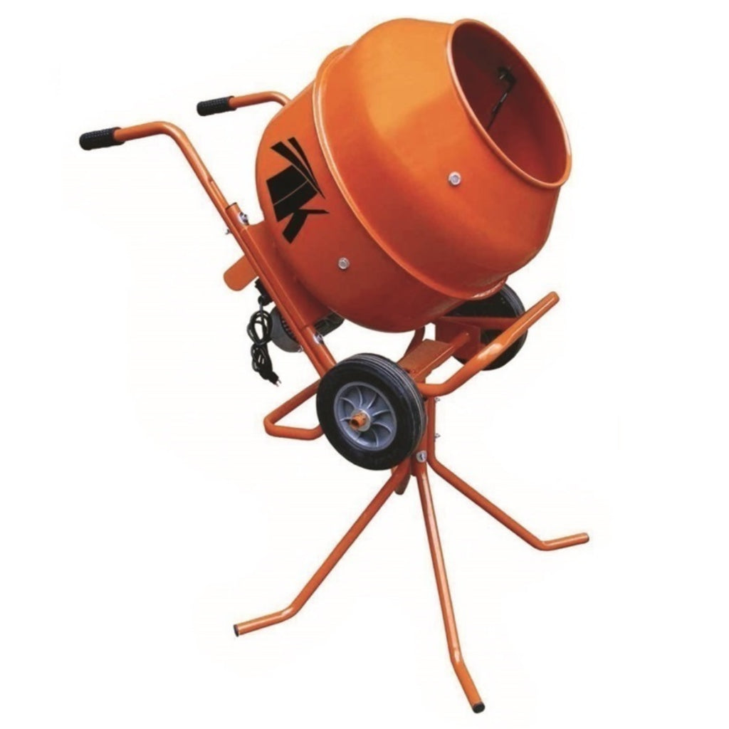 TK Equipment MAX-MIX Concrete Mixer 3 cubic ft 1/3 HP Electric Motor
