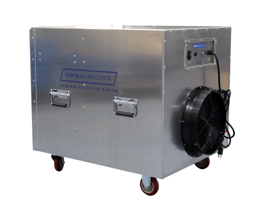 OmniTec OmniAire 2200S, máquina de aire negativo HEPA - 2000 CFM