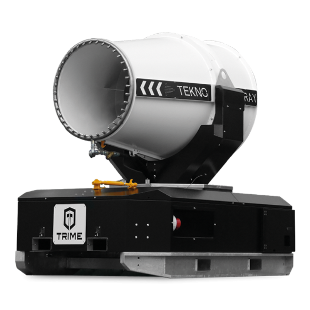 Cañón de control de polvo Teknospray Trime TKS-160 Skid de 160 metros