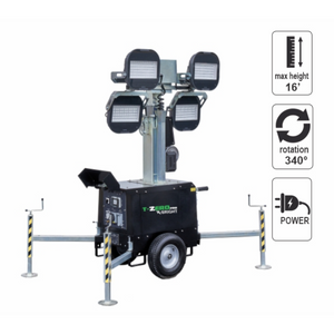 Trime X-Chain ATEX 4 X 88W Plug In Explosion Proof LED Light Tower